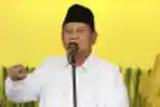 Prabowo Hadiri Tasyakuran HUT Partai Golkar
