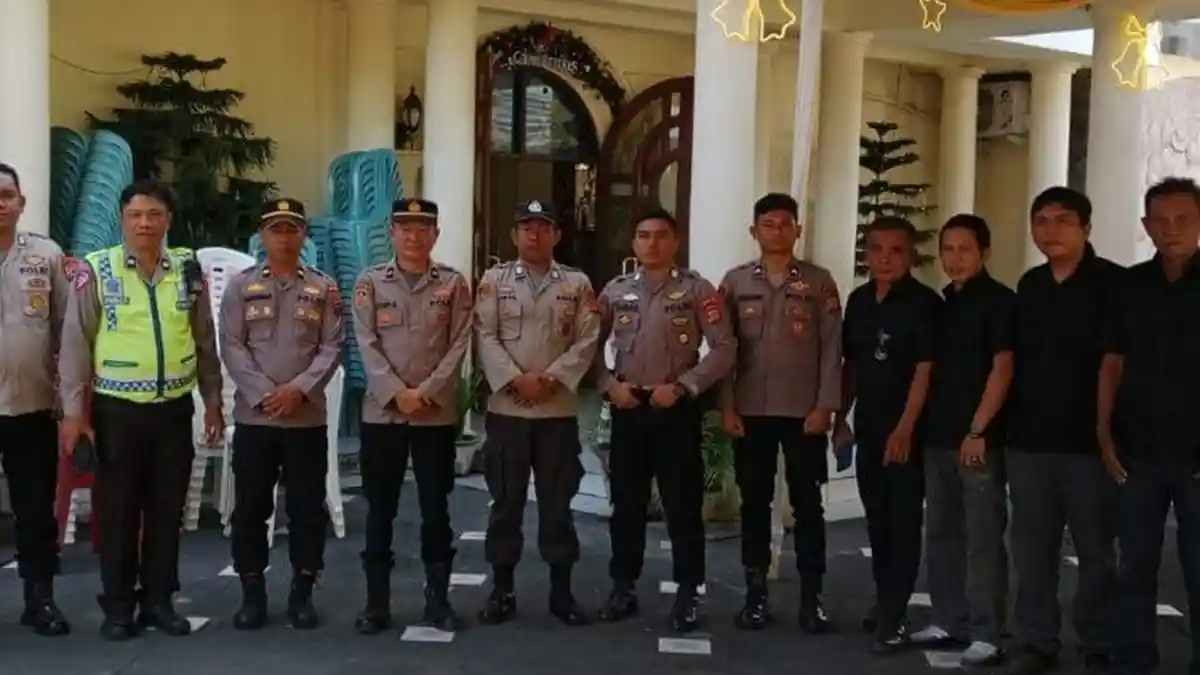 Hari Kedua Ibadah Natal, Polresta Manado Perketat Pengamanan: Kami Beri Rasa Aman