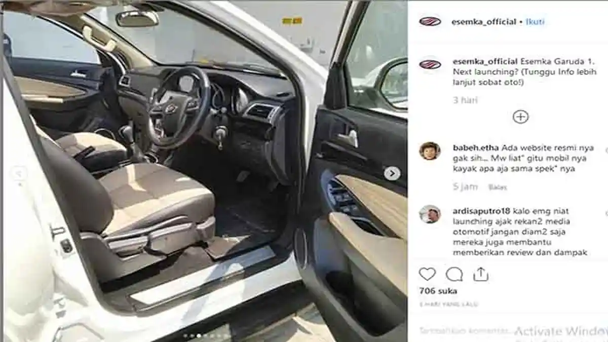 Penampakan Super Wow Mobil SUV Esemka Garuda 1, Mau Launching?