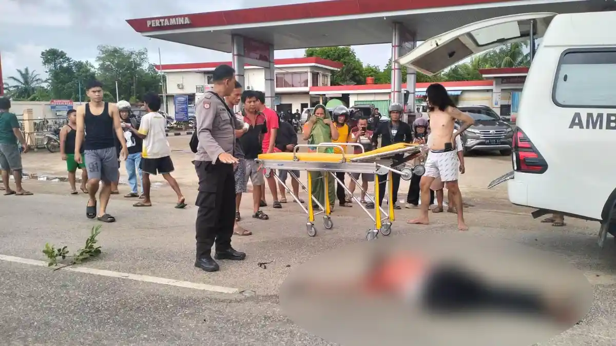 Lansia Pengendara Jupiter Z1 Terluka, Kecelakaan dengan Mobil Sigra di Parindu Sanggau - Tribunpontianak.co.id