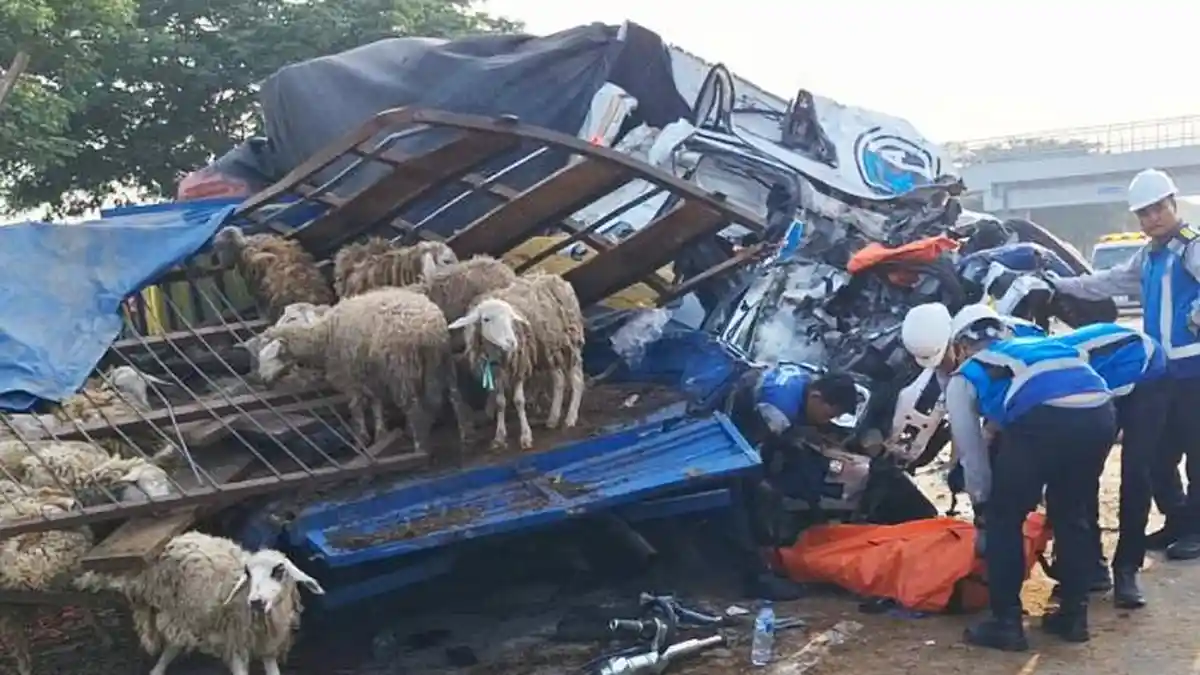Penumpang Asal Malang Tewas dan 4 Korban Luka, Kecelakaan Beruntun di Tol Ngawi-Solo Dipicu Truk