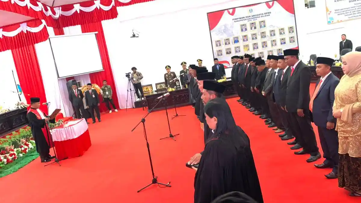 Dilantik Hari Ini, Berikut Daftar 30 Anggota DPRD Halmahera Selatan Periode 2024-2029