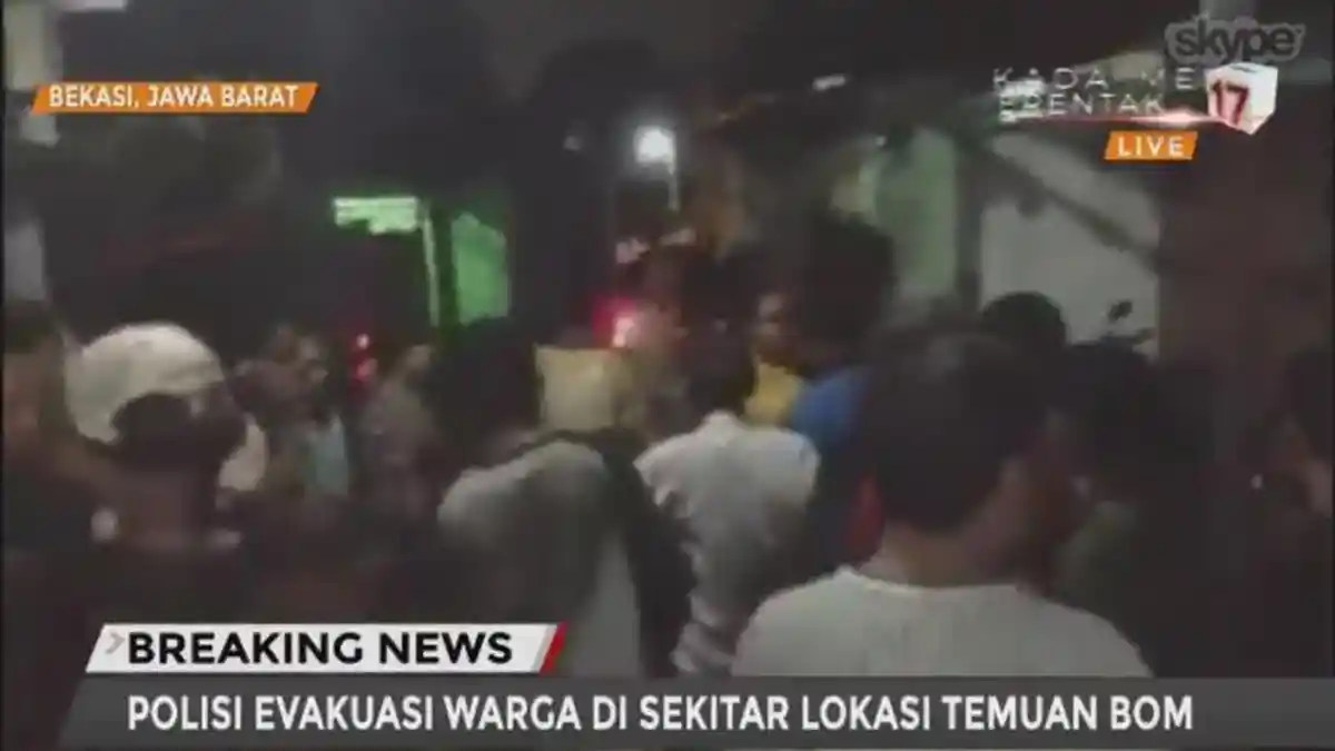 Pasca Penemuan Bom di Bekasi, 3 Orang yang Ditangkap Diduga Kelompok Bahrun Naim