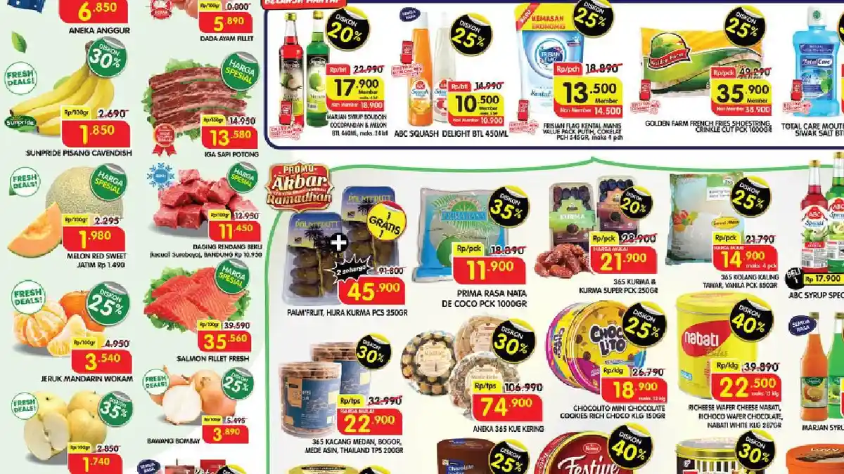 KATALOG Promo Superindo Hari Ini 2 April 2024 Extra DISKON: Salmon Fillet Rp35.560 Melon Rp1.980