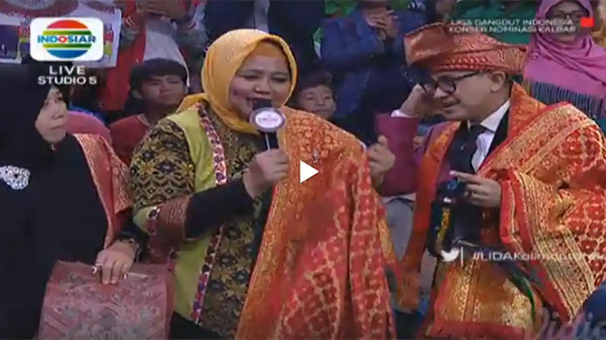 Hadiri LIDA Indosiar, Hairiah Kenalkan Jeruk dan Tenun Sambas