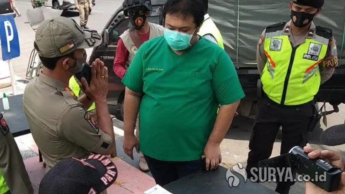 Dokter Terjaring Razia Masker di Blitar, Berkilah Tak Diberitahu Petugas Soal Protokol Kesehatan