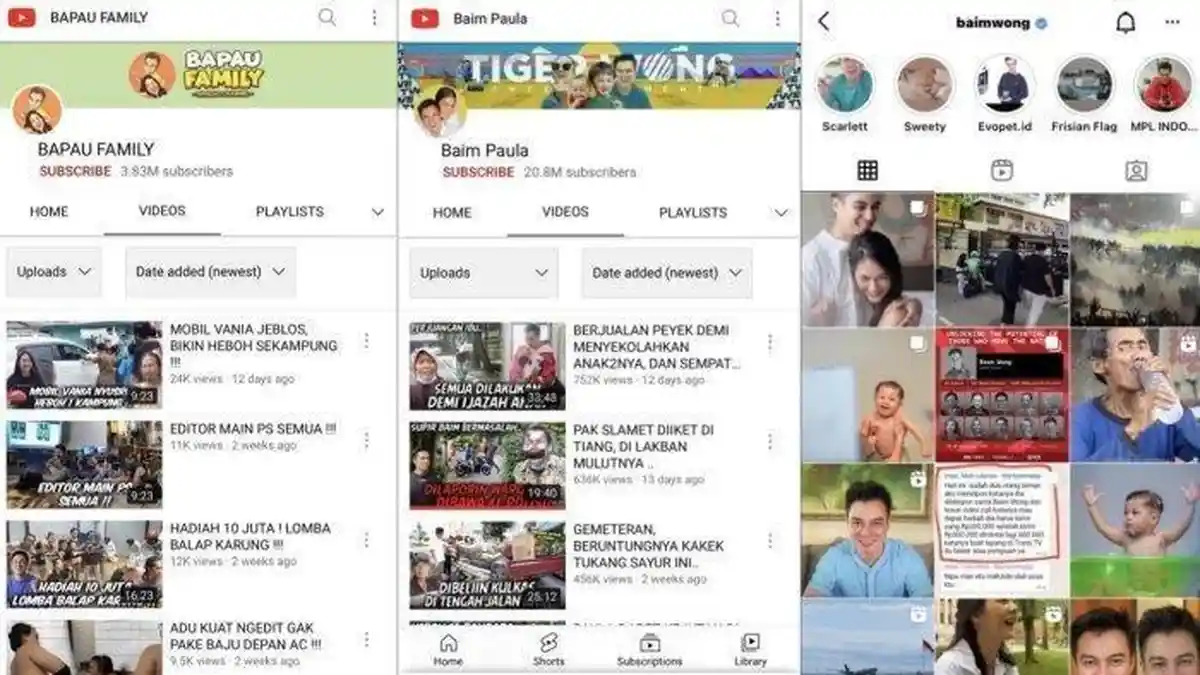 Nasib Baim Wong dan Paula Verhoeven Imbas Prank KDRT, Sumber Uangnya Berhenti