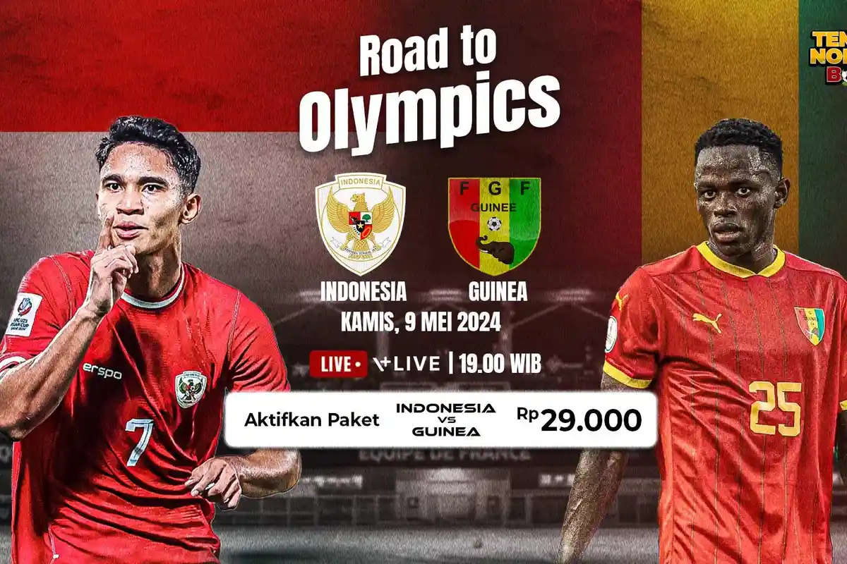 Jadwal Siaran Langsung Timnas Indonesia vs Guinea, Shin Tae-yong Optimis Lolos ke Olimpiade 2024