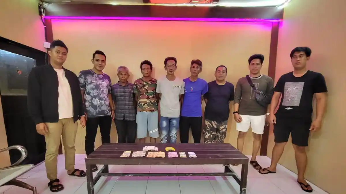 5 Pria di Muara Badak Bontang Diciduk Polisi, Diduga Main Judi Domino