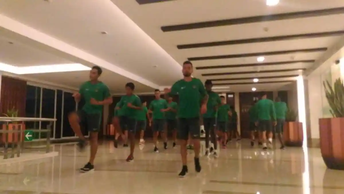 Thailand vs Indonesia: Timnas Indonesia Latihan Ringan di Hotel Biar Bugar Terus