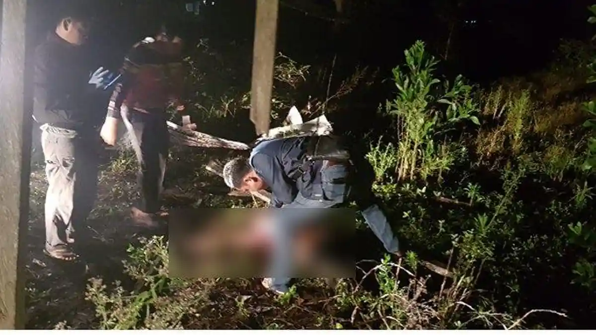 Nurdiana Diduga Dibunuh Ayah Sendiri, Tergeletak di Samping Rumah, Warga Desa Seringat Geger
