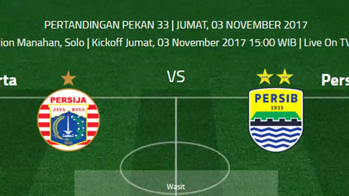 LIVE STREAMING  Persija Jakarta Vs Persib Bandung,  Dual El-Clasico yang Dinantikan