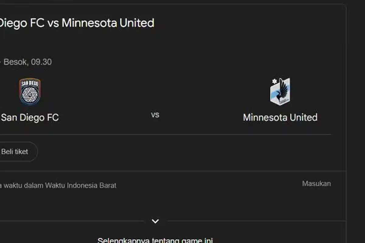 Prediksi Skor San Diego vs Minnesota MLS Minggu 14 September 2025 Jam 09.30 WIB, Link Live Streaming