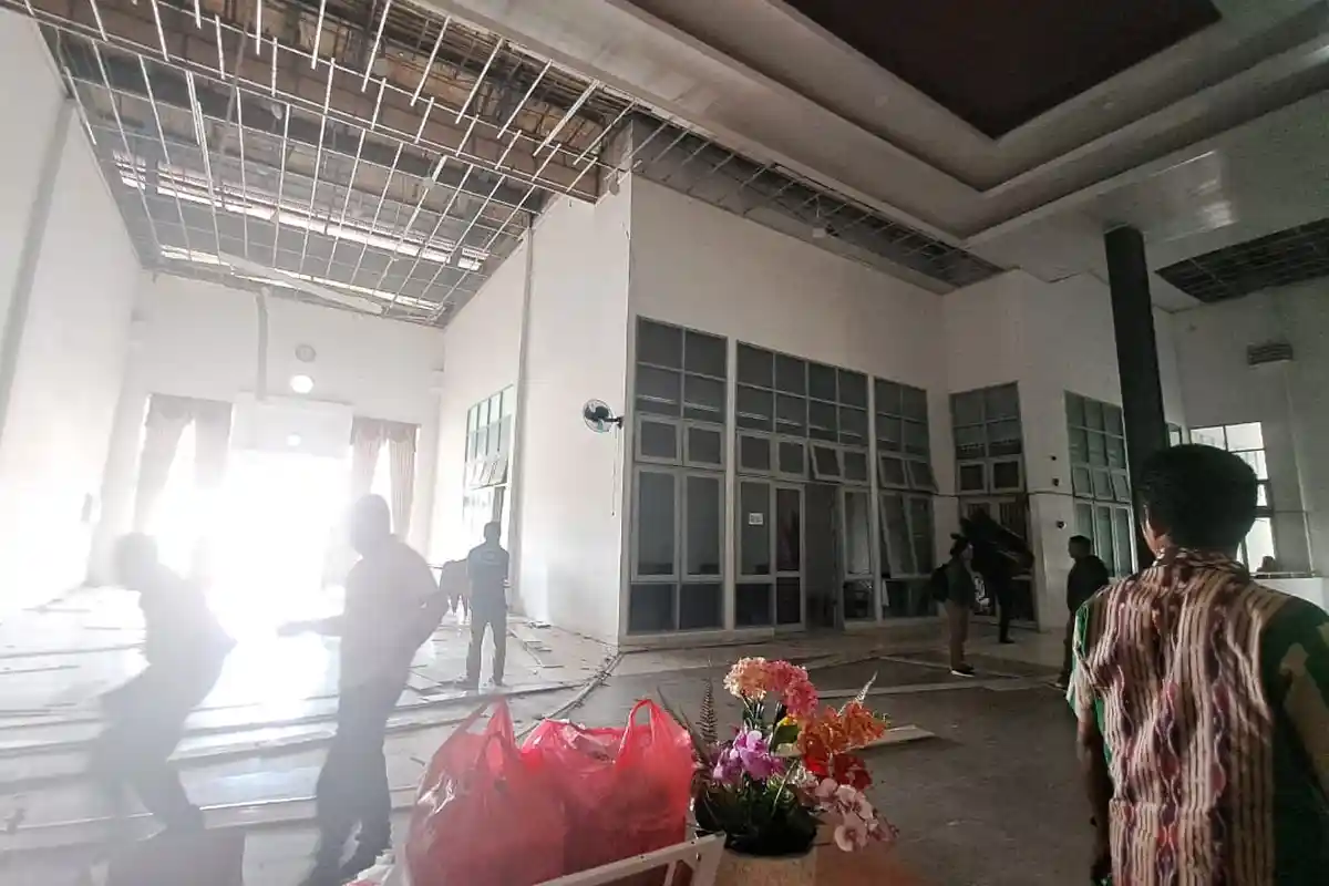 Kerusakan Kantor Bupati Kupang Rp 700 Juta Terdampak Gempa Bumi