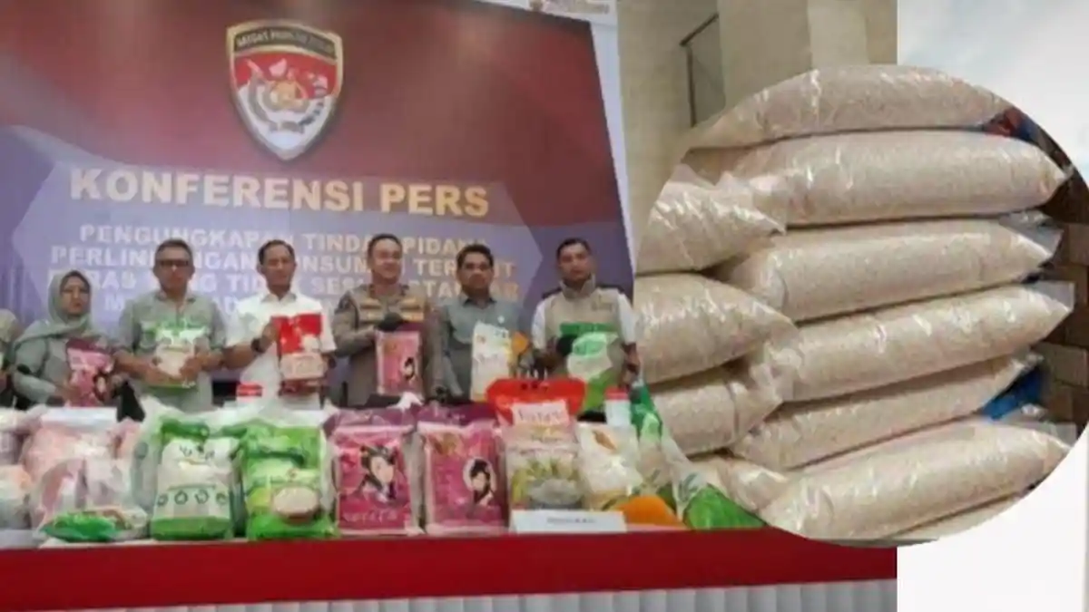 Daftar 5 Merek Beras Diduga Tak Sesuai Standar Mutu, Dirilis Satgas Pangan Polri