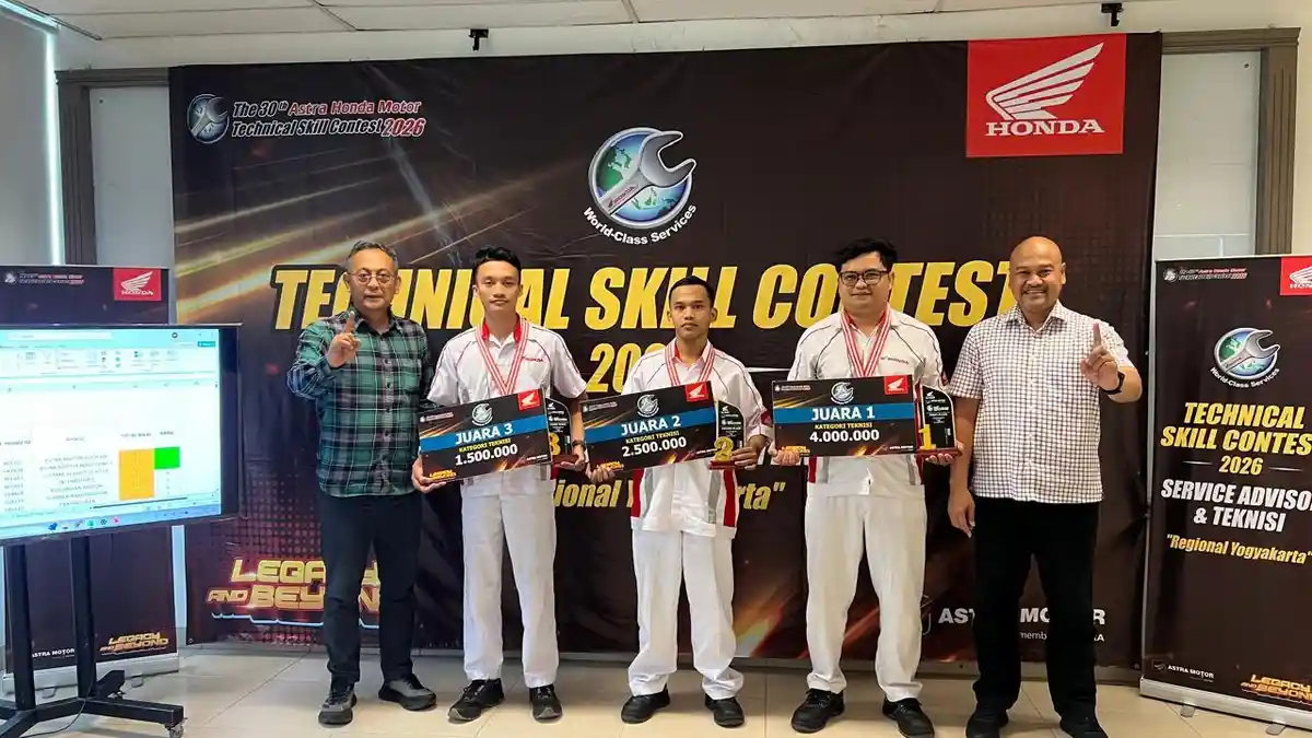 Astra Motor Yogyakarta Sukses Gelar Technical Skill Contest Regional 2026