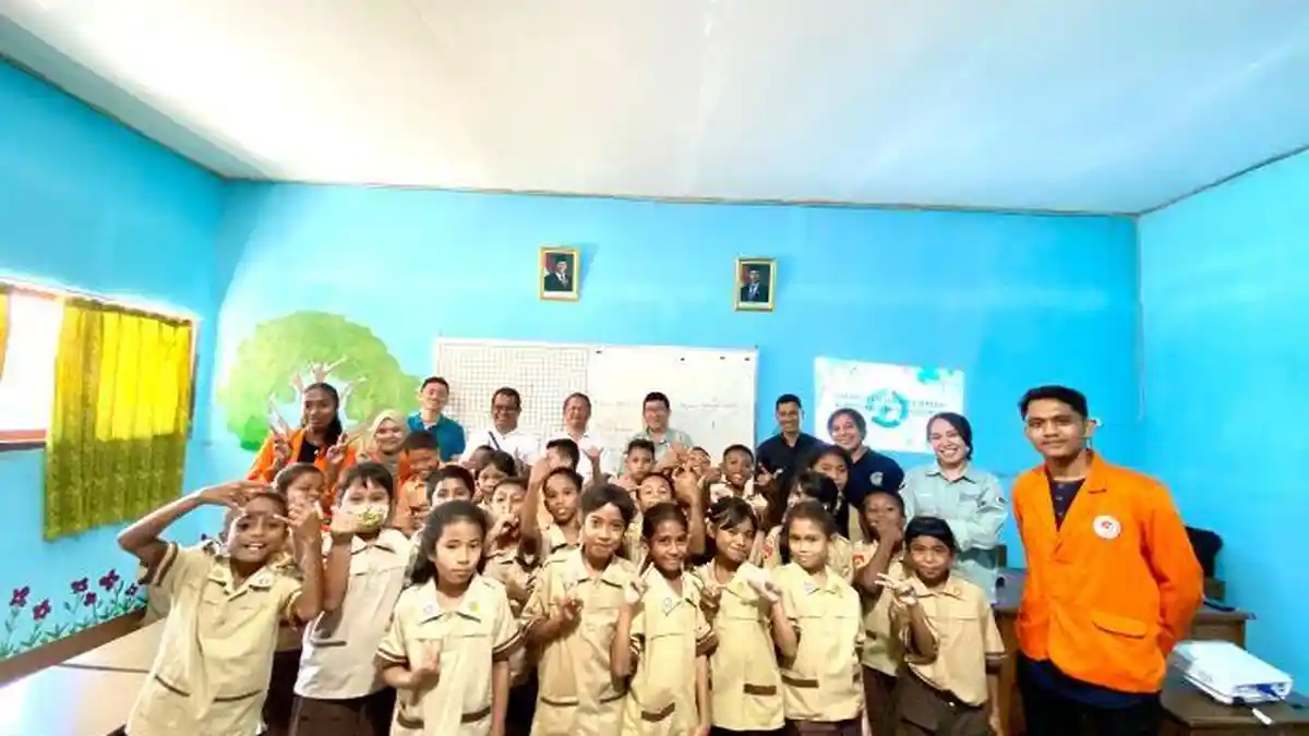 Tim PKM UNIPA Gelar Sosialisasi Pemanfaatan Ecobrick di SDK Yos Sudarso Maumere