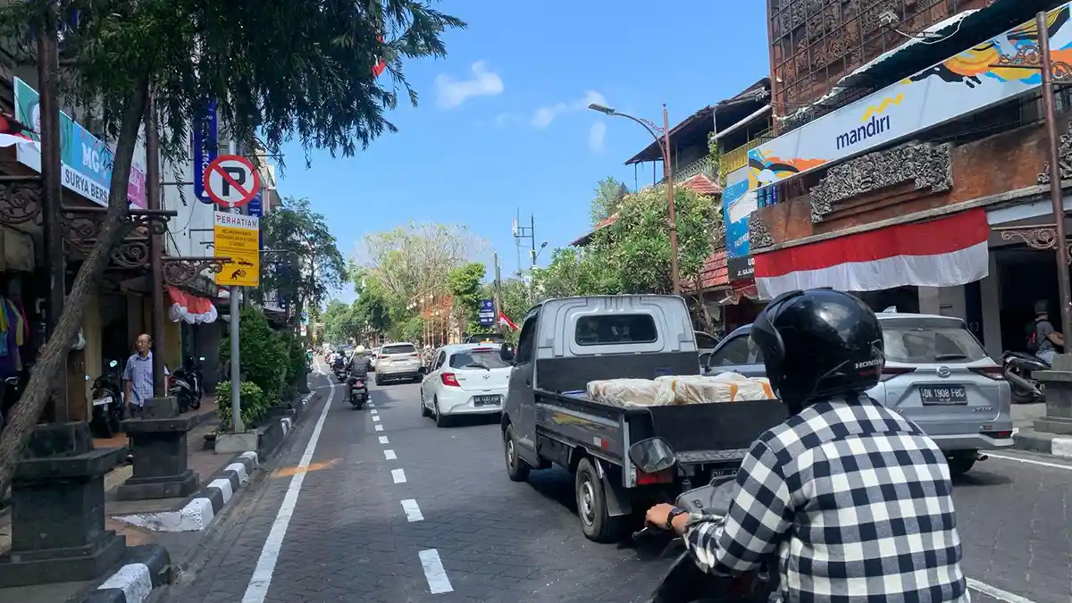 Ikon Wisata Pedestrian Gajah Mada Rusak! Dinas PUPR Denpasar: Baru Rencana Penataan