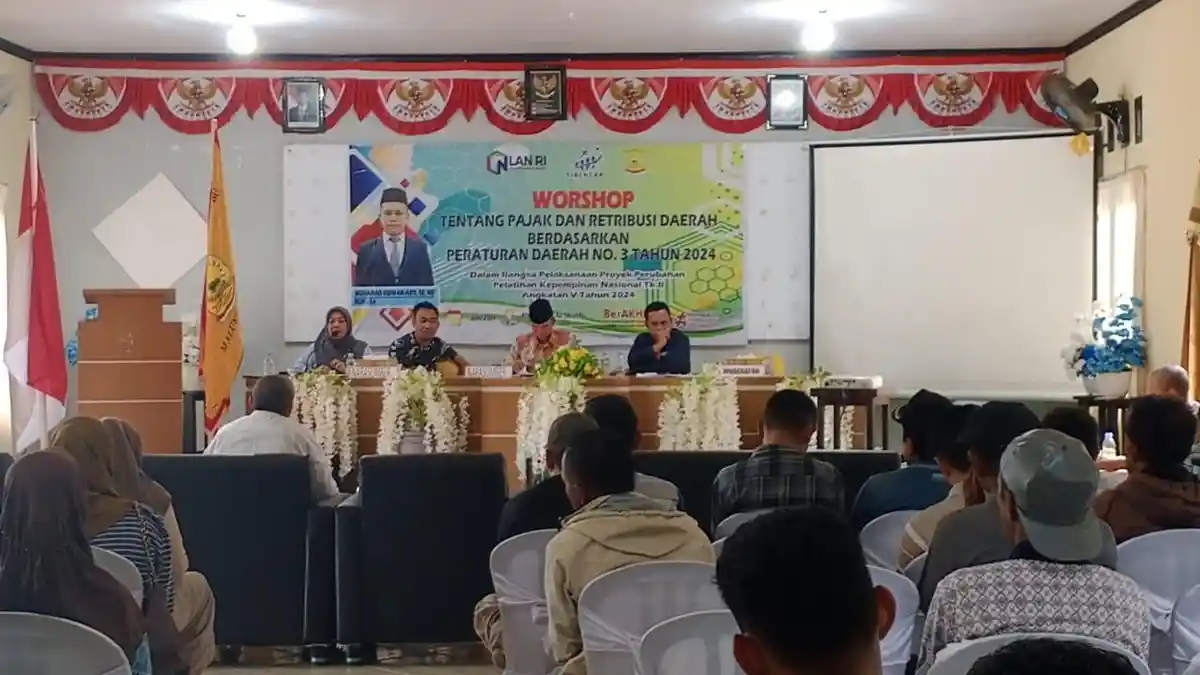 Pemkab Taliabu Maluku Utara Gelar Workshop Pajak dan Retribusi Daerah ke Pelaku Usaha