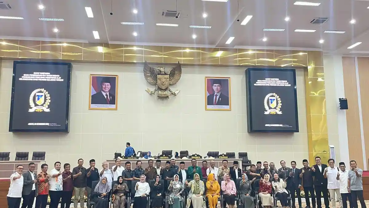 DPRD Sulteng Sahkan Alat Kelengkapan Dewan, Cek Formasinya