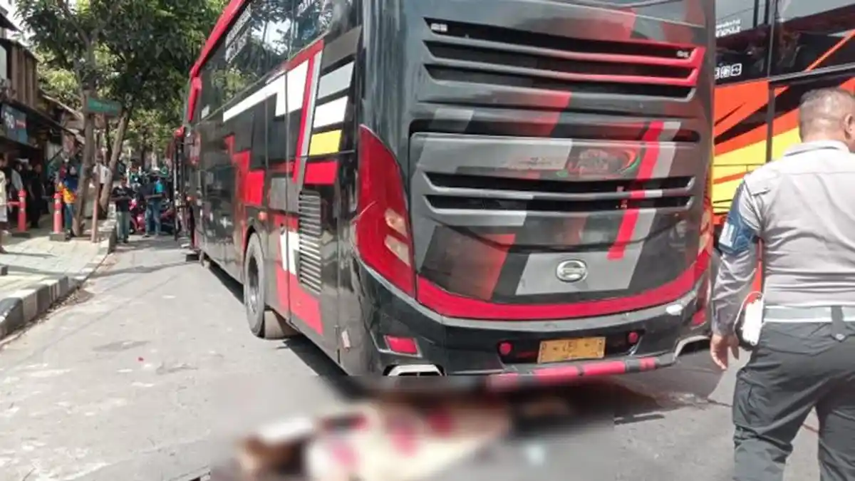 Kecelakaan Bus Kembali Terjadi di Kota Batu,  Satu Pengendara Sepeda Motor Tewas