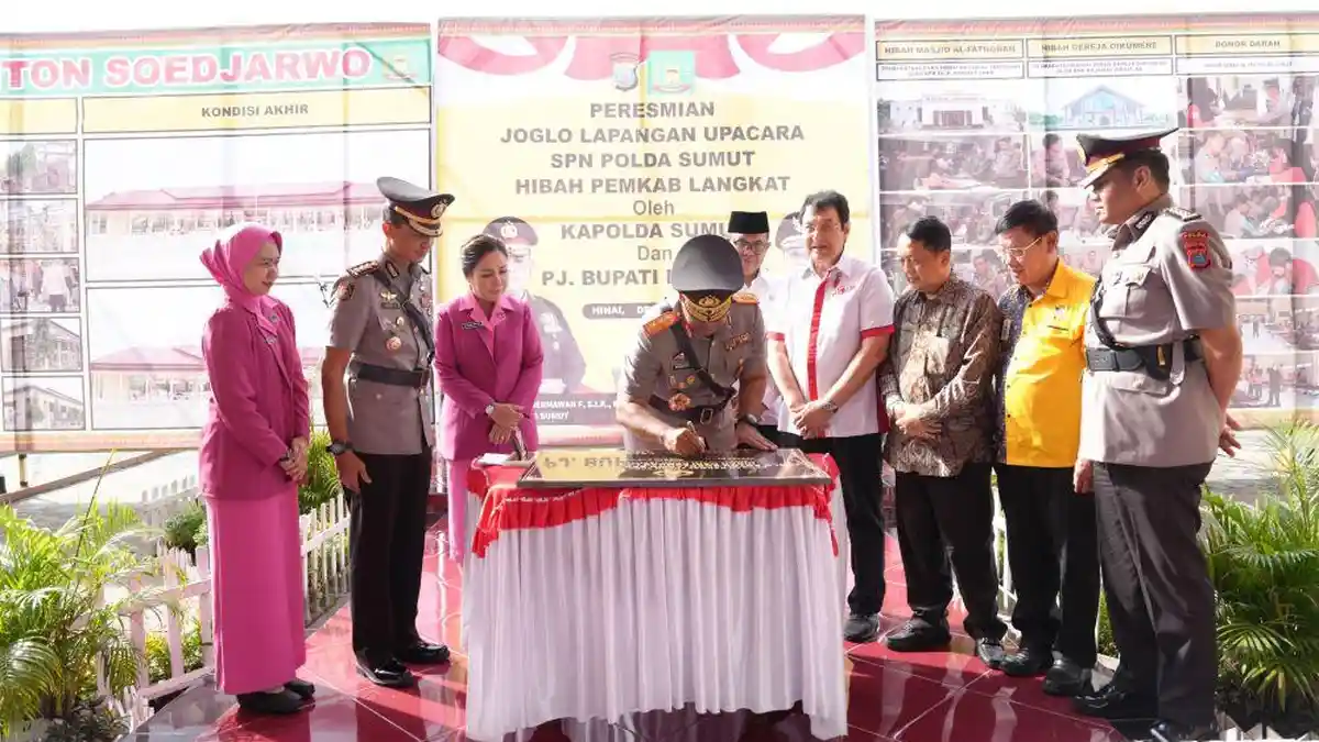 Kapolda Sumut Resmikan Joglo Anton Soedjarwo di SPN Hinai, Lambang Sinergi dan Kepedulian