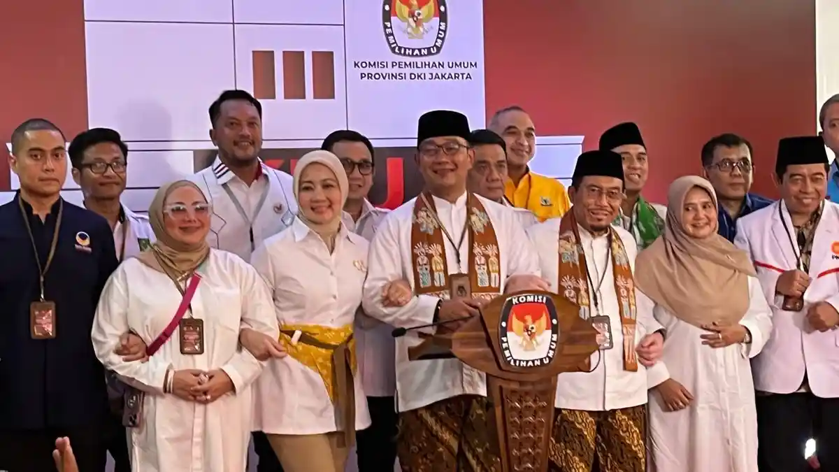Daftar Cagub Jakarta, Ridwan Kamil Janjikan Pilkada Riang Gembira  
