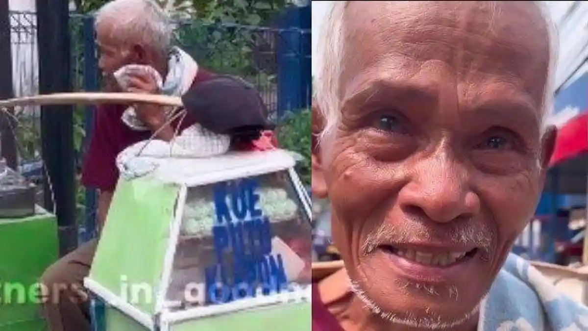 Kisah Hidup Mbah Sabar,  3 Bulan Jualan Putu Laku Cuma 150 Ribu, Sedih Nangis Tak Makan 3 Hari