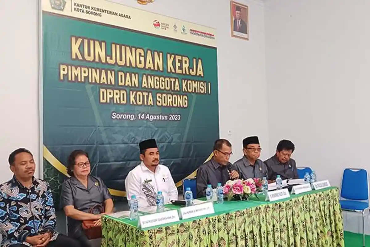 Kemenag Kota Sorong Curhat ke DPRD Kota, Keluhkan Kurangnya Dukungan Pemerintah
