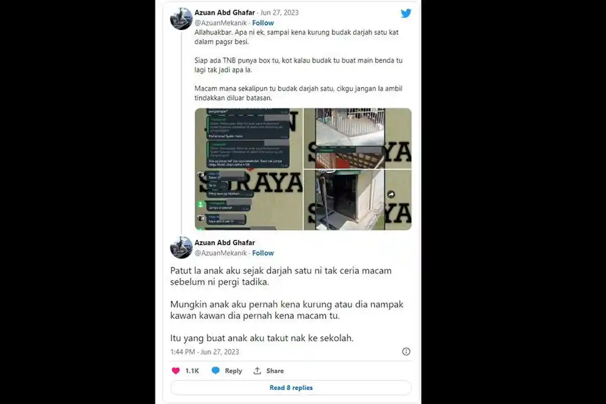 ASTAGFIRULLAH Guru SD Ini Masukkan Murid Nakal di Kerangkeng sebagai Hukuman, Terjadi di Malaysia