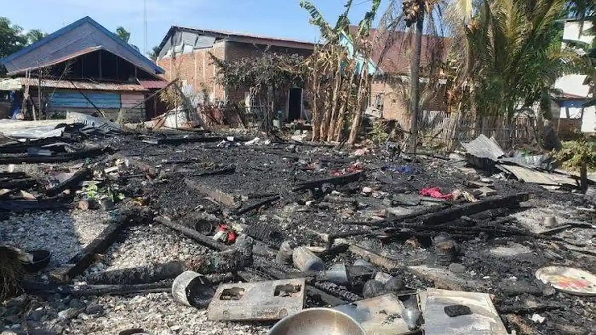Nasib Pilu Agus Rumah Seisinya Ludes Terbakar, Tak Ada Satupun Benda Bisa Diselamatkan