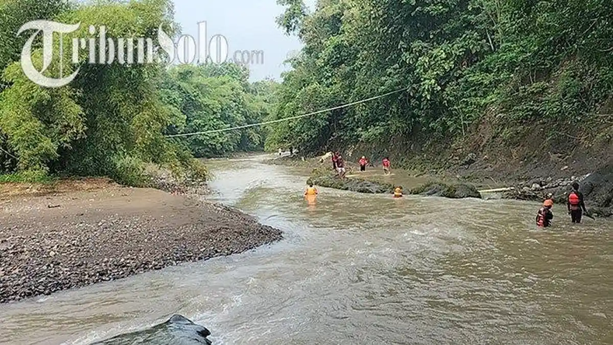 Bocah Kembar yang Hanyut Terseret Arus Sungai Serang di Boyolali Akhirnya Ditemukan