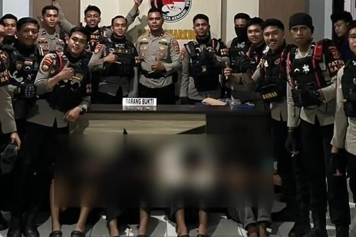 4 Pemuda Simpan Tembakau Sintetis Diringkus di Baruga Kendari, Polisi Sita 3 Paket Barang Bukti