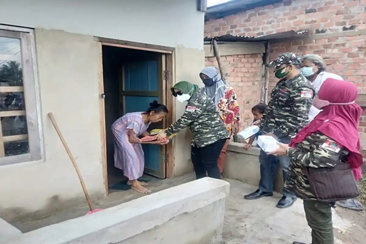 Bantuan untuk Warga Kurang Mampu Dampak Covid-19 Terus Berdatangan, Kali Ini Gempita Palembang