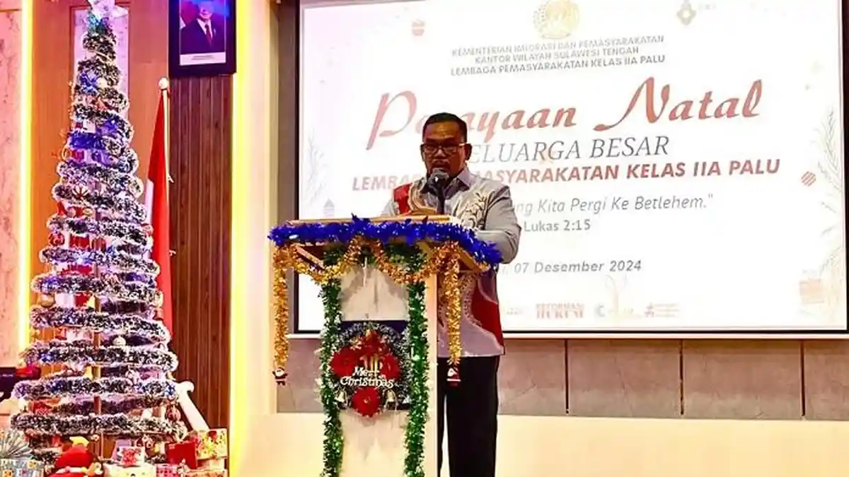 Perayaan Natal di Lapas Palu, Momen Berbagi Kasih dan Perdamaian
