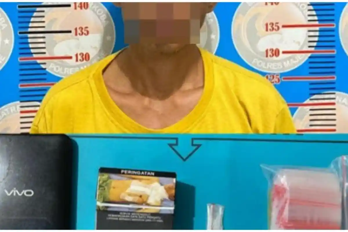 Polisi Ringkus Pria  Pengedar Narkoba Jenis Sabu di Polman