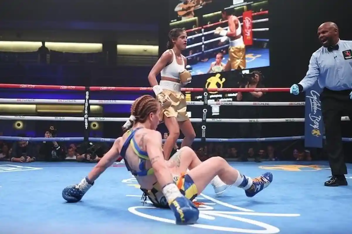 Hasil Tinju Dunia, Gabriela Fundora Butuh Tiga Ronde untuk Kanvaskan Gabriela Alaniz