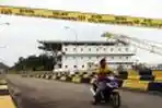 Jembatan Barelang VI Di Tabrak Kapal 
