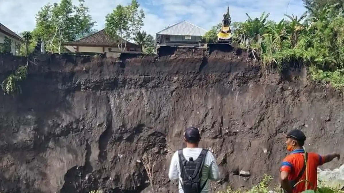 Rawan Longsor, SMP Negeri 3 Bebandem Bangun UKS Dekat Bantaran Sungai, Kepsek: Ditentukan Konsultan
