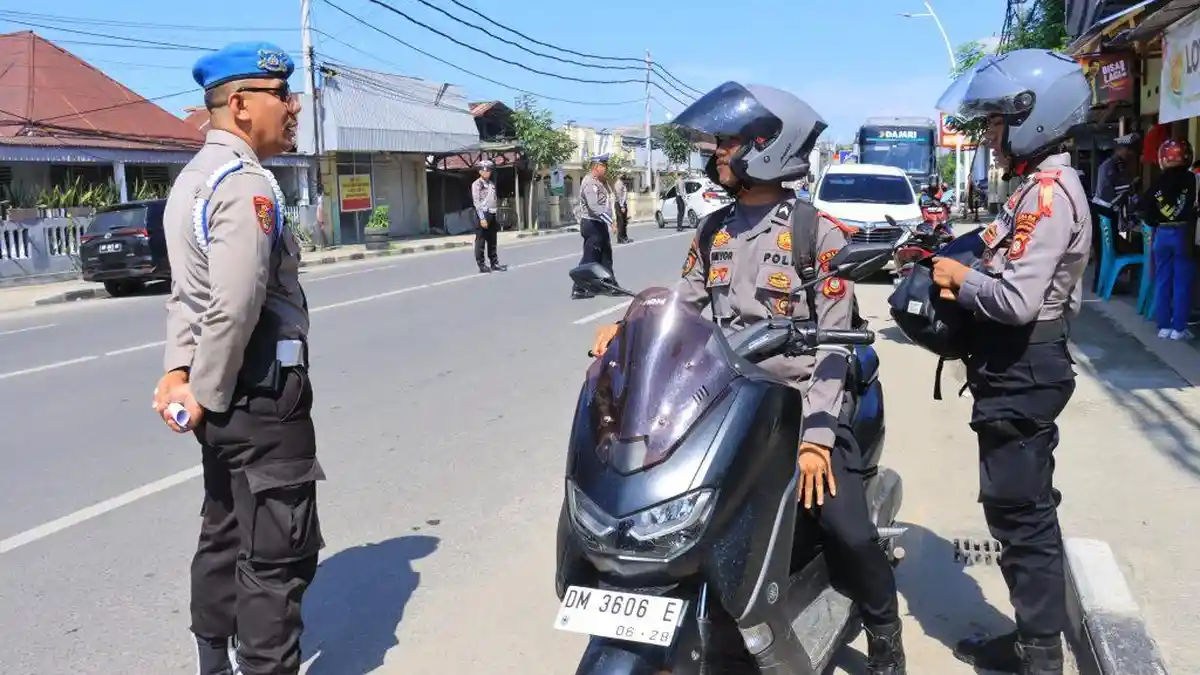 Bahkan Anggota Polisi Disikat jika Terjaring Operasi Zebra Otanaha 2024 Gorontalo