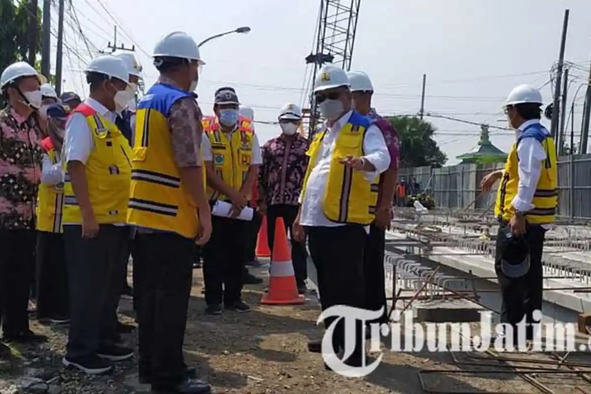 Masuki Tahap Pengecoran, Jembatan Balun Lamongan Bisa Difungsikan Kembali pada H-10 Lebaran