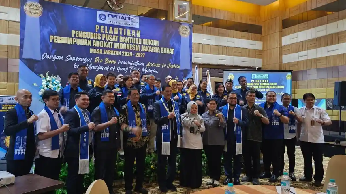 PBH DPC Peradi Jakarta Barat Resmi Terbentuk di Bawah Pimpinan Ridantons Damanik