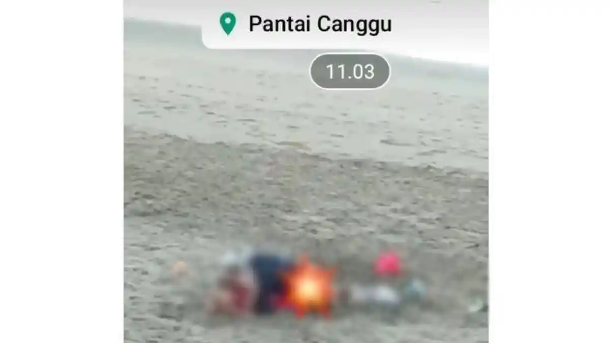 Heboh Turis Asing Berbuat Mesum di Pantai, Aksinya Viral, Lokasinya Diduga di Canggu Bali