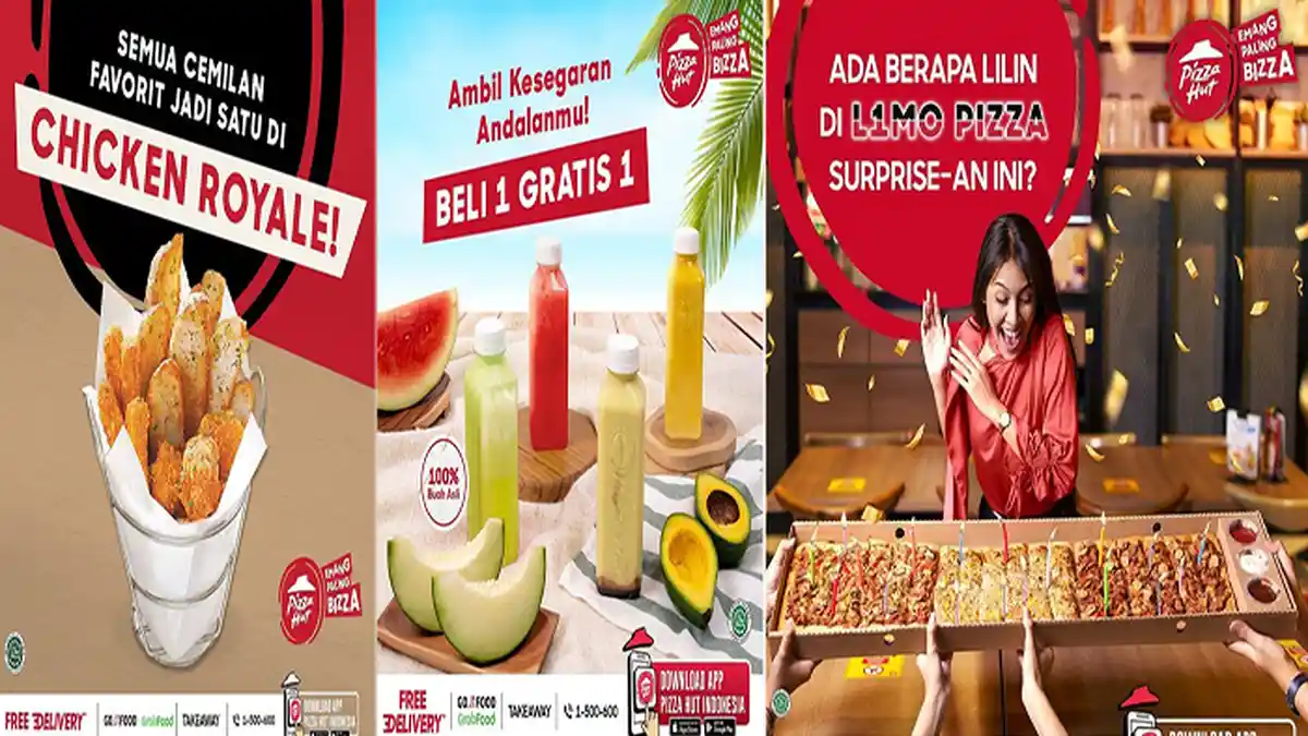 PROMO Pizza Hut Hari Ini 23 Juni 2021, Ada Chicken Royale Limo Pizza Hut & Cheesy Galore Pizza Hut