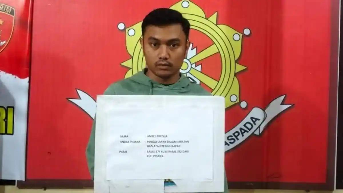 Gelapkan Uang Hasil COD Senilai Rp 22 Juta, Kurir Paket Logistik Ini Diringkus Polres Dairi