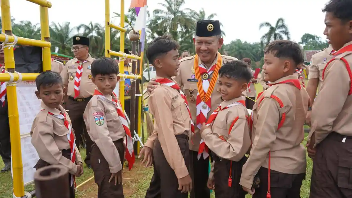 Wabup H Abdul Khafidh Buka Kegiatan PMR di Merangin Jambi 