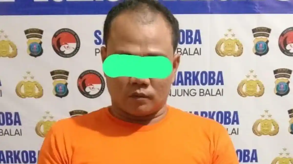 Polres Tanjungbalai Kembali Tangkap Bandar Narkoba di Rumahnya