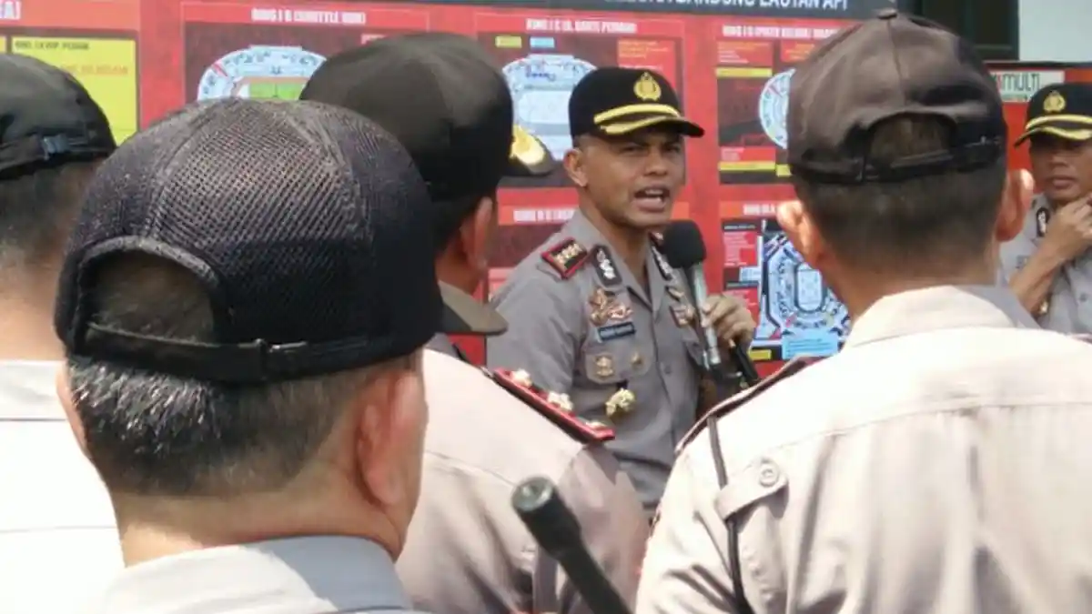 Polrestabes Bandung Terapkan Pengamanan Berlapis Jelang Laga Persib Bandung Vs Arema