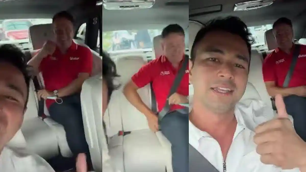 Raffi Ahmad Jadi Sopir, Penumpangnya Legenda Liverpool Michael Owen