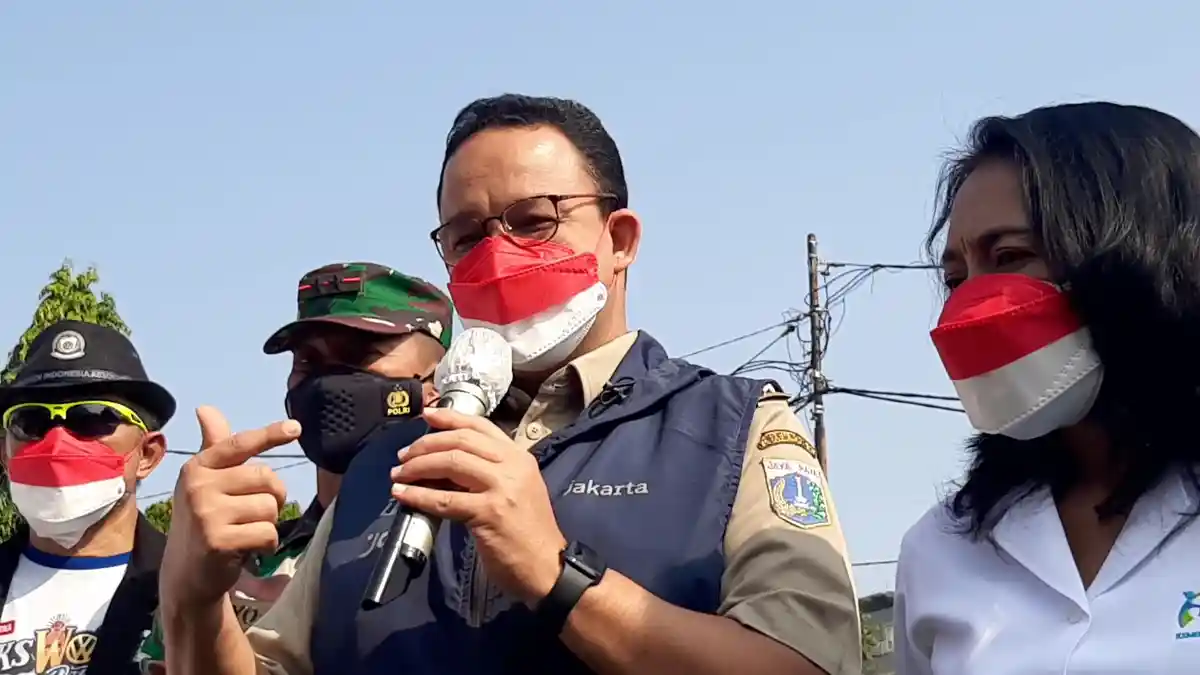 Tembus 260.000 per Hari, Mas Anies Optimis 2 Juta Vaksinasi di Jakarta Rampung 10 Hari